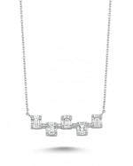 Load image into Gallery viewer, 0.73 Karat Diamond Baguette Necklace