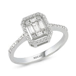 Load image into Gallery viewer, 0.40 Karat Baguette Diamond Ring