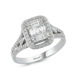Load image into Gallery viewer, 0.51 Karat Baguette Diamond Ring