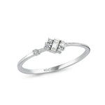 Load image into Gallery viewer, 0.10 Karat Baguette Stone Set Diamond Ring