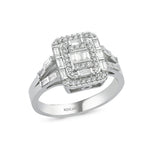 Load image into Gallery viewer, 0.60 Karat Baguette Diamond Ring