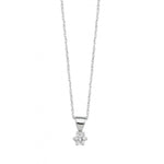 Load image into Gallery viewer, 0.19 Karat GH VS Diamond Solitaire Necklace