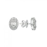Load image into Gallery viewer, 0.71 Karat Baguette Diamond Earrings