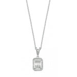 Load image into Gallery viewer, 0.20 Karat Diamond Baguette Necklace