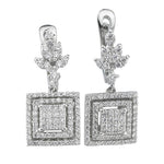 Load image into Gallery viewer, 0.83 Karat GH VS/SI Diamond Earrings