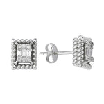 Load image into Gallery viewer, 0.27 Karat Baguette Diamond Earrings