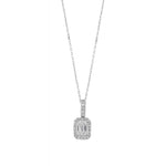 Load image into Gallery viewer, 0.19 Karat Diamond Baguette Necklace