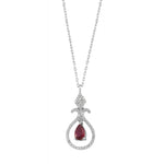 Load image into Gallery viewer, 0.68 Karat Diamond Ruby Necklace