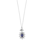 Load image into Gallery viewer, 0.46 Karat Diamond Sapphire Necklace