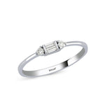 Load image into Gallery viewer, 0.12 Karat Baguette Stone Set Diamond Ring