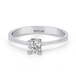 Load image into Gallery viewer, 0.30 Karat EF SI Solitaire Diamond Ring