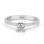 Load image into Gallery viewer, 0.50 Karat EF SI Solitaire Diamond Ring