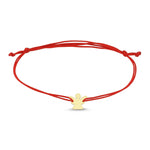 Load image into Gallery viewer, 14ct Angel Motif Cord Gold Bracelet