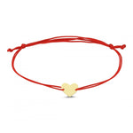 Load image into Gallery viewer, 14ct Heart Motif Cord Gold Bracelet