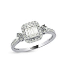 Load image into Gallery viewer, 0.45 Karat Diamond Baguette Ring