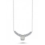 Load image into Gallery viewer, 0.33 Karat Diamond Baguette Necklace