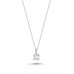 Load image into Gallery viewer, 0.13 Karat Baguette Diamond Necklace