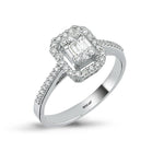 Load image into Gallery viewer, 0.38 Karat Baguette Stone Set Diamond Ring