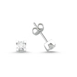 Load image into Gallery viewer, 0.46 Karat EF SI Diamond Solitaire Earrings