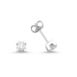 Load image into Gallery viewer, 0.46 Karat GH SI Diamond Solitaire Earrings