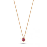 Load image into Gallery viewer, 0.24 Karat Ruby Diamond Necklace