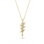 Load image into Gallery viewer, 0.37 Karat Baguette Stone Set Diamond Necklace