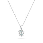 Load image into Gallery viewer, 0.46 Karat Akuamarin Diamond Necklace