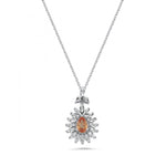 Load image into Gallery viewer, 0.50 Karat Sapphire Diamond Necklace