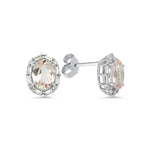Load image into Gallery viewer, 3.61 Karat PadParadscha Diamond Earrings