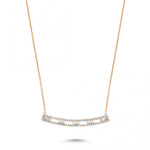 Load image into Gallery viewer, 0.50 Karat Baguette Stone Set Diamond Necklace