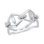 Load image into Gallery viewer, 0.18 Karat Baguette Stone Set Diamond Ring