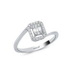 Load image into Gallery viewer, 0.16 Karat Baguette Diamond Ring