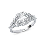 Load image into Gallery viewer, 0.50 Karat Baguette Stone Set Diamond Ring
