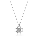 Load image into Gallery viewer, Alesta Diamond Baguette Necklace