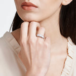 Load image into Gallery viewer, 0.46 Karat Baguette Diamond Ring