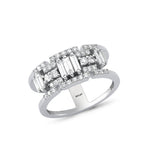 Load image into Gallery viewer, 0.64 karat Baguette Stone Set Diamond Ring
