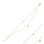 Load image into Gallery viewer, 14ct Palm Tree Gold Anklet Gold Bracelet
