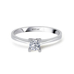 Load image into Gallery viewer, 0.20 Karat EF SI Solitaire Diamond Ring
