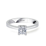 Load image into Gallery viewer, 0.39 Karat EF SI Solitaire Diamond Ring