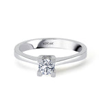 Load image into Gallery viewer, 0.30 Karat EF SI Solitaire Diamond Ring
