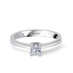 Load image into Gallery viewer, 0.20 Karat EF SI Solitaire Diamond Ring