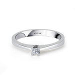 Load image into Gallery viewer, 0.05 Karat EF SI Solitaire Diamond Ring