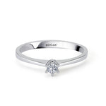 Load image into Gallery viewer, 0.05 Karat EF SI Solitaire Diamond Ring
