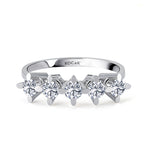 Load image into Gallery viewer, 0.75 EF SI Karat Diamond Five Stone Ring