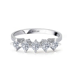 Load image into Gallery viewer, 0.30 GH SI Karat Diamond Five Stone Ring