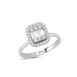 Load image into Gallery viewer, 0.47 Karat Baguette Stone Set Diamond Ring