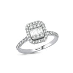 Load image into Gallery viewer, 0.59 Karat Baguette Stone Set Diamond Ring