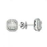 Load image into Gallery viewer, 0.71 Karat Baguette Diamond Earrings