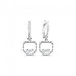 Load image into Gallery viewer, 0.65 Karat Baguette Stone Set Diamond Earrings