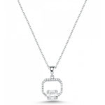 Load image into Gallery viewer, 0.37 Karat Baguette Diamond Necklace